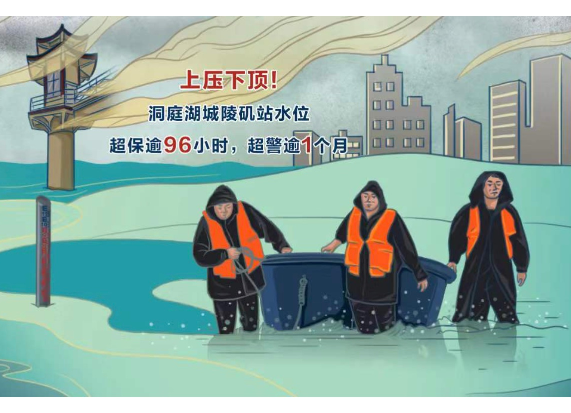 手绘长图丨湖南“不溃一堤一垸”是怎样炼成的一一2020湖南防汛救灾图鉴