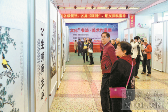 【湘潭日?qǐng)?bào)】岳塘區(qū)：廉政文化書畫作品展開展