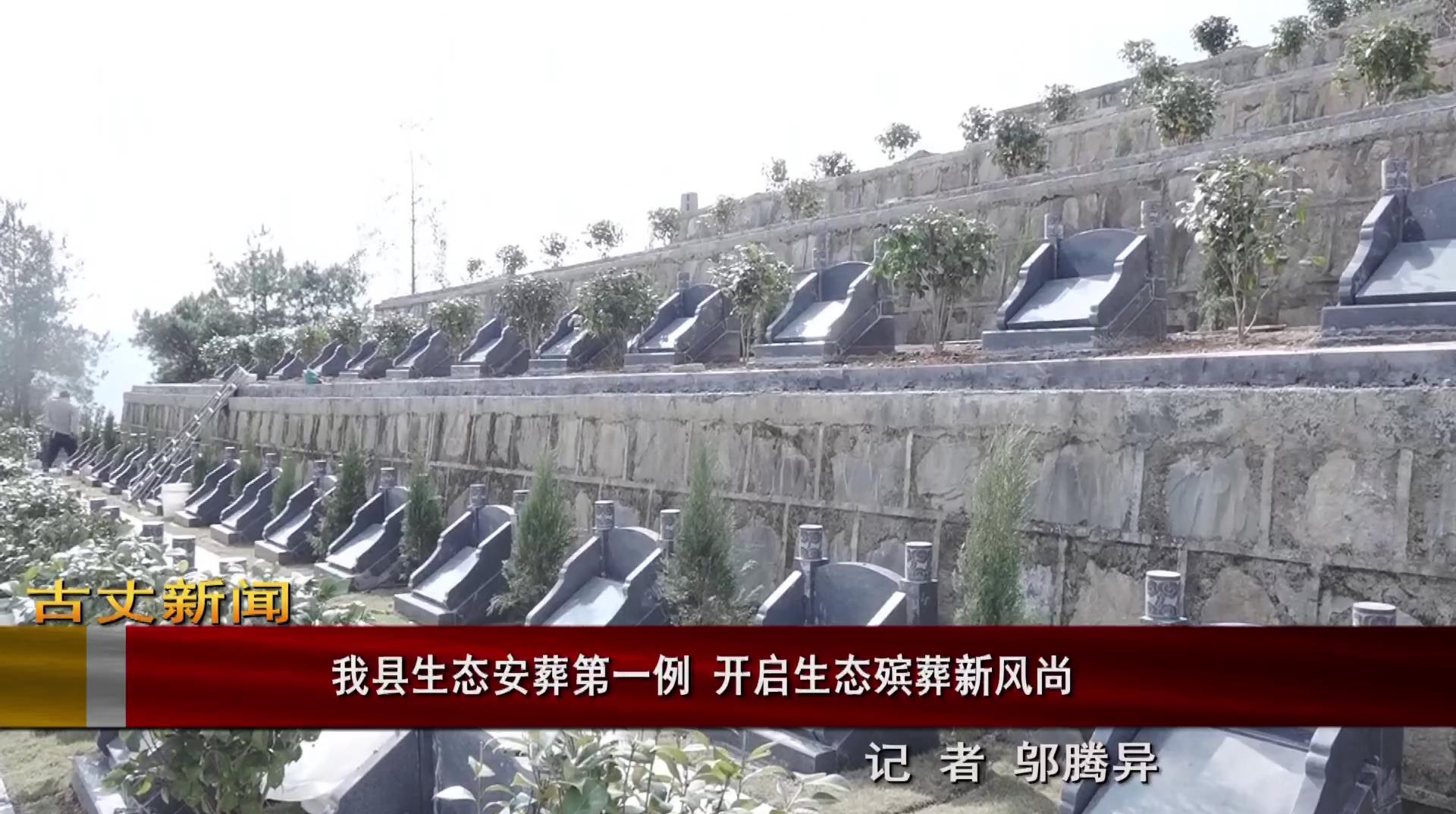 我县生态安葬第一例 开启生态殡葬新风尚