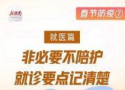 春节防疫⑦丨就医篇：非必要不陪护，就诊要点记清楚
