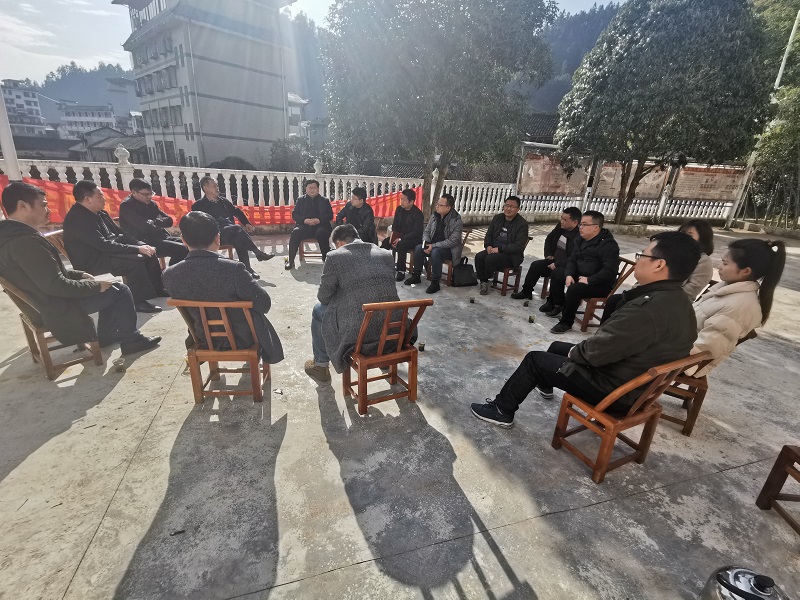 曾传文一行深入岩头寨镇 共商产业发展大计