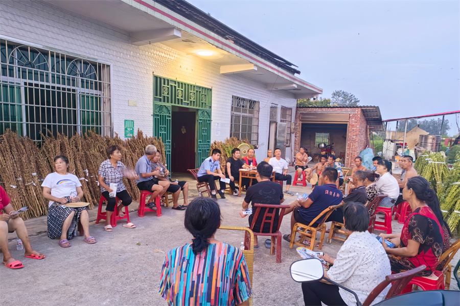 【全民反诈在行动】鼎城区公安局：屋场会上话“反诈”，守护群众“零距离”