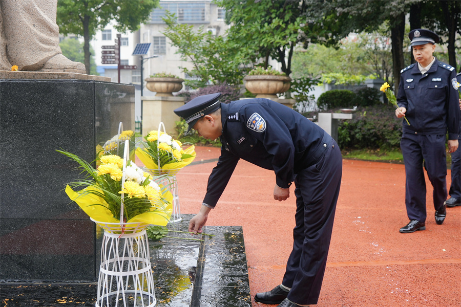 鼎城区公安局：缅怀革命先烈  赓续红色血脉