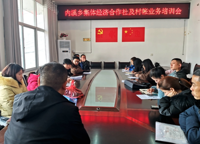 内溪乡召开集体经济合作社及村帐业务培训会