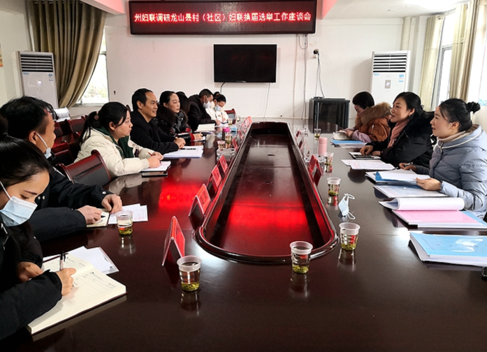 州妇联调研指导龙山县村（社区）妇联换届选举工作