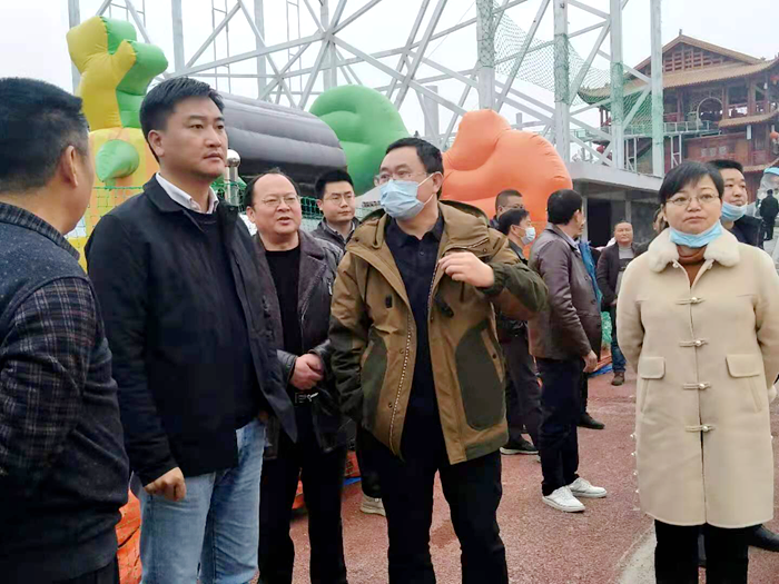 蔡龙调研太平山景区游乐设施安全保障工作