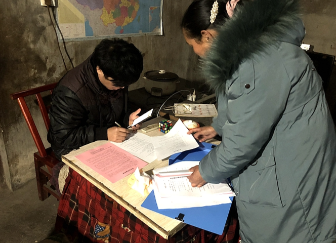 内溪乡开展节前安全防范宣传行动