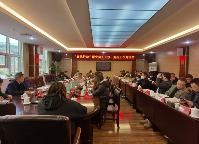 “春风行动”援企招工长沙-龙山工作对接会召开