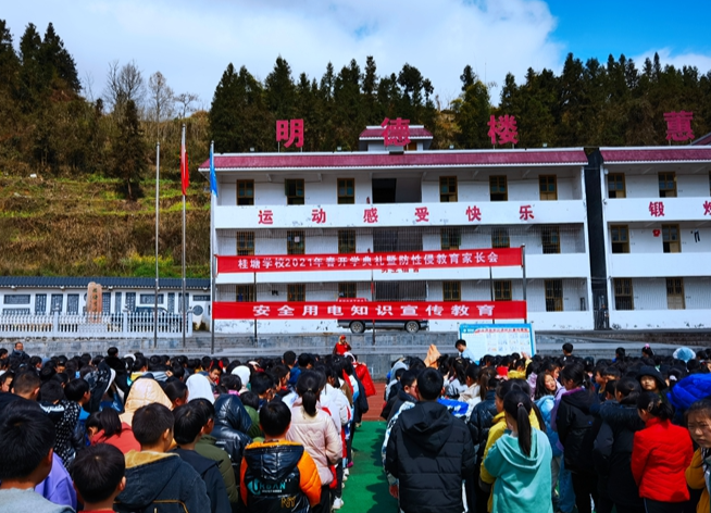 县供电公司安全用电知识宣传进学校