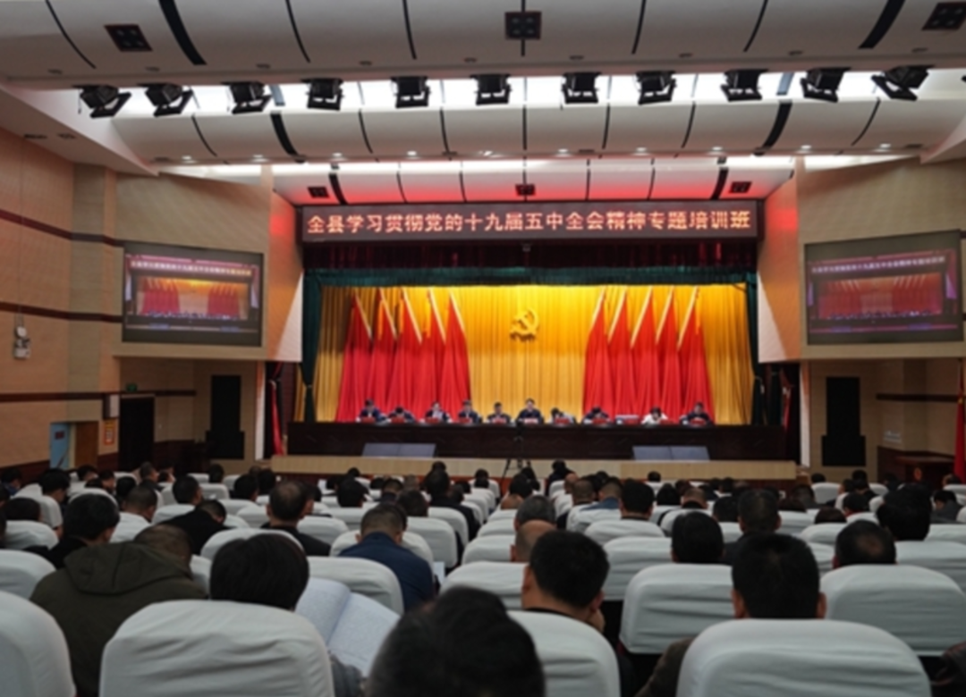 龙山举办学习贯彻党的十九届五中全会精神专题培训班