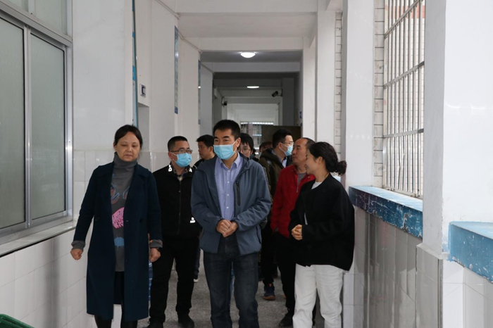 温州市人力社局来县技工学校调研教育教学就业工作