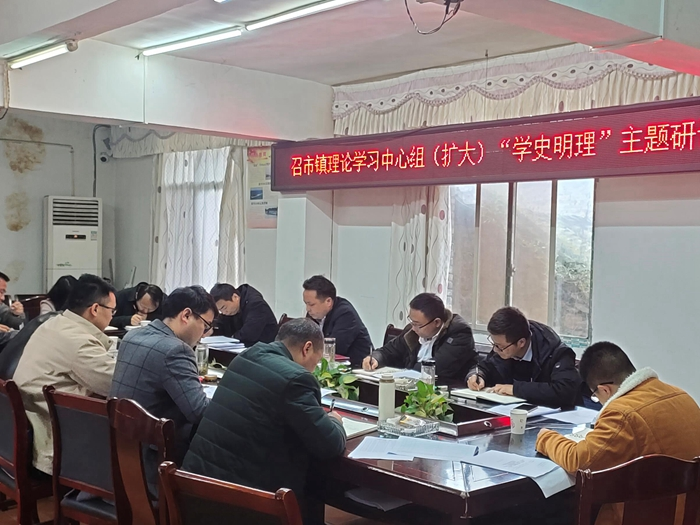 召市镇：展开“学史明理”专题学习