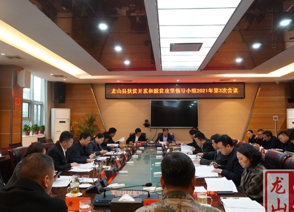 龙山召开扶贫开发和脱贫攻坚领导小组2021年第3次会议