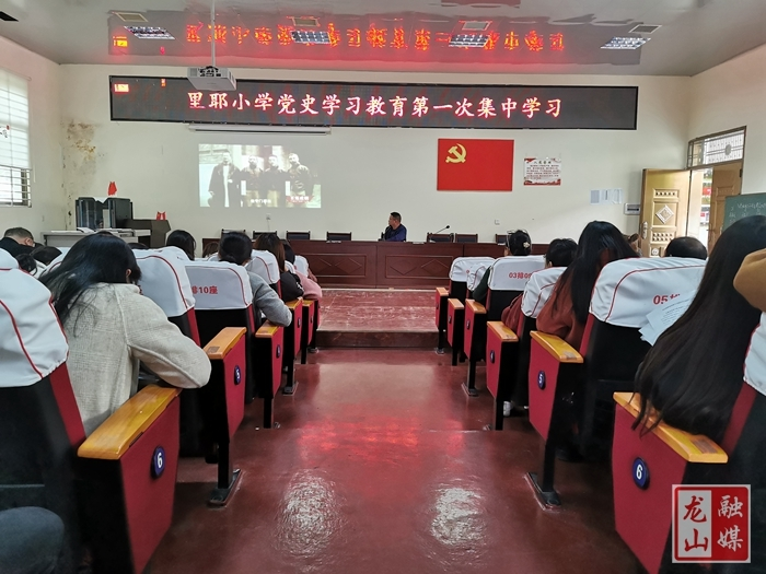 【学党史 明初心】里耶小学开展党史集中学习