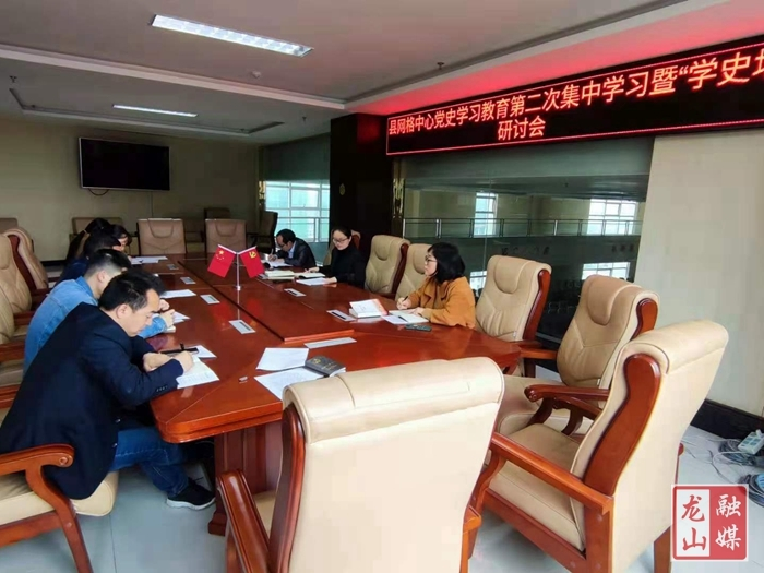 【学党史 明初心】龙山县网格中心开展党史学习教育第二次集中学习暨“学史增信”专题研讨会