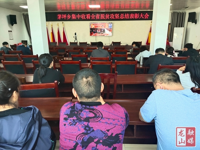 茅坪乡组织观看全省脱贫攻坚总结表彰大会
