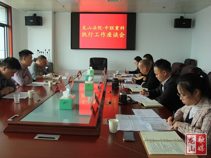 【我为群众办实事】龙山法院召开涉重点工程机械案件专项执行工作座谈会