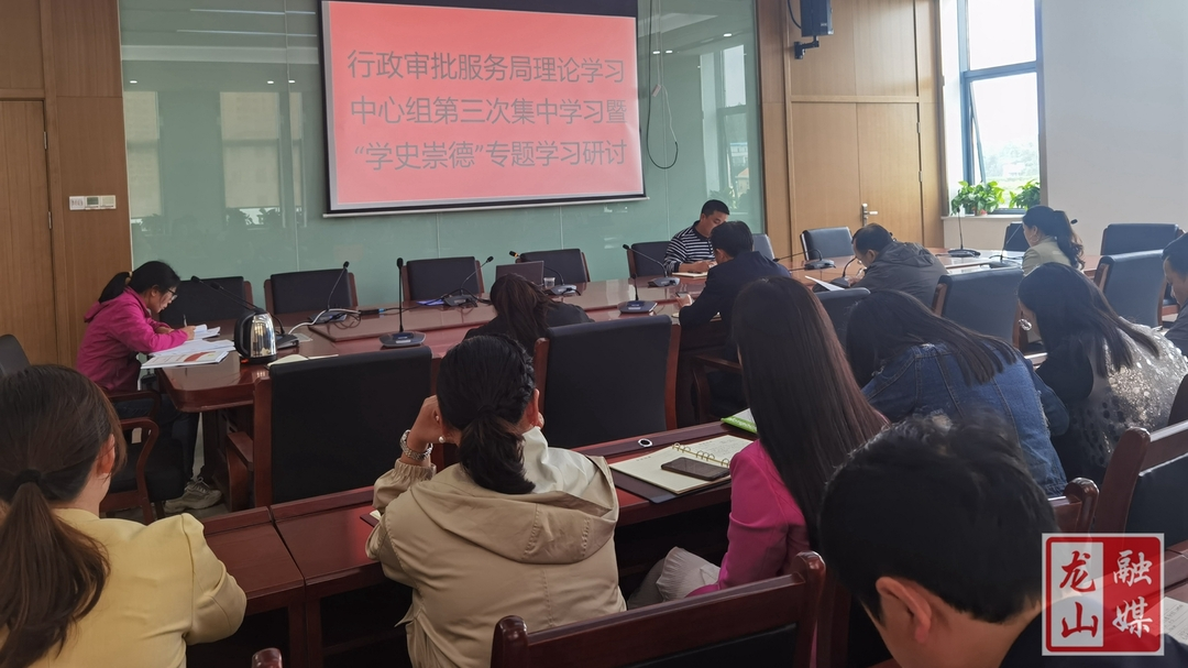 【学党史 明初心】县行政审批服务局开展党史学习教育“学史崇德”专题研讨