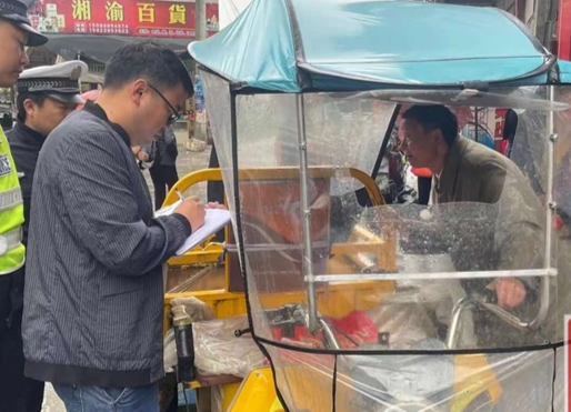 桂塘镇持续开展道路交通违法整治