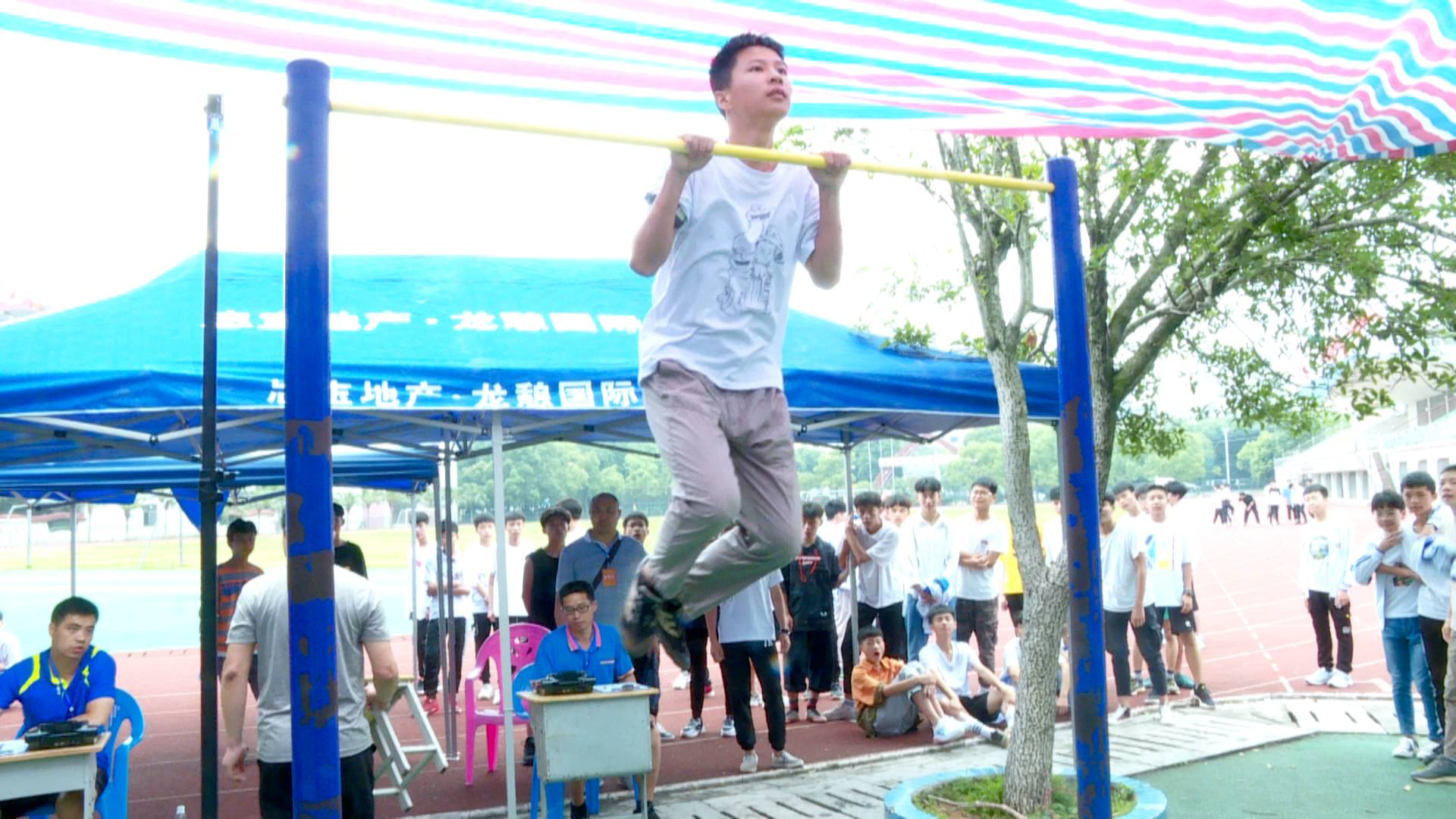 全县2020年初中毕业学业体育考试今天开考