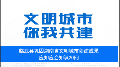 H5|临武县巩固湖南省文明城市创建成果应知应会知识20问