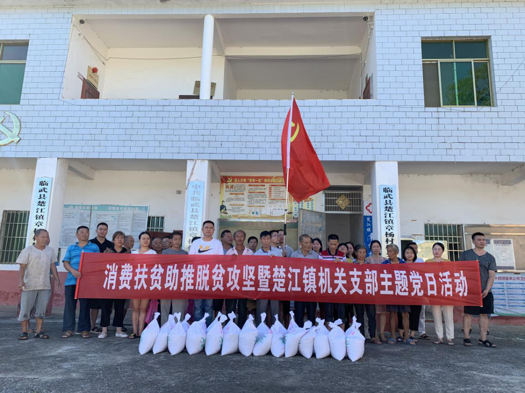 楚江镇机关党支部开展“消费扶贫”主题党日活动