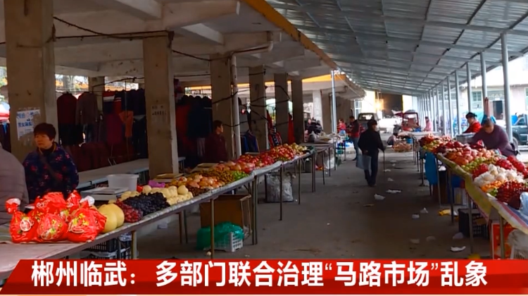 【湖南都市】郴州临武：多部门联合治理“马路市场”乱象