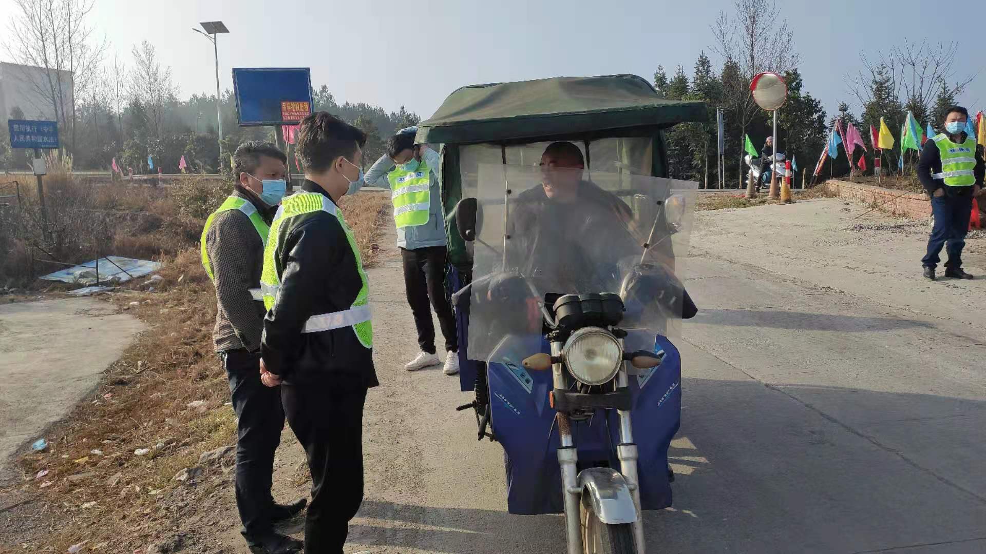 万水乡：全力保障道路交通安全