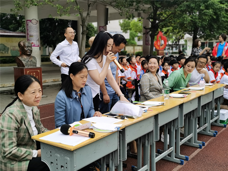 县一完小：庆建党百年 展强健体魄