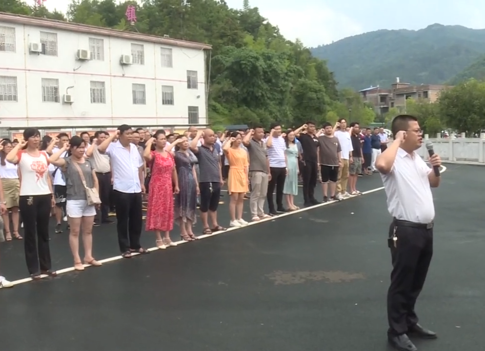 暖水镇开展庆“七一”主题党日活动