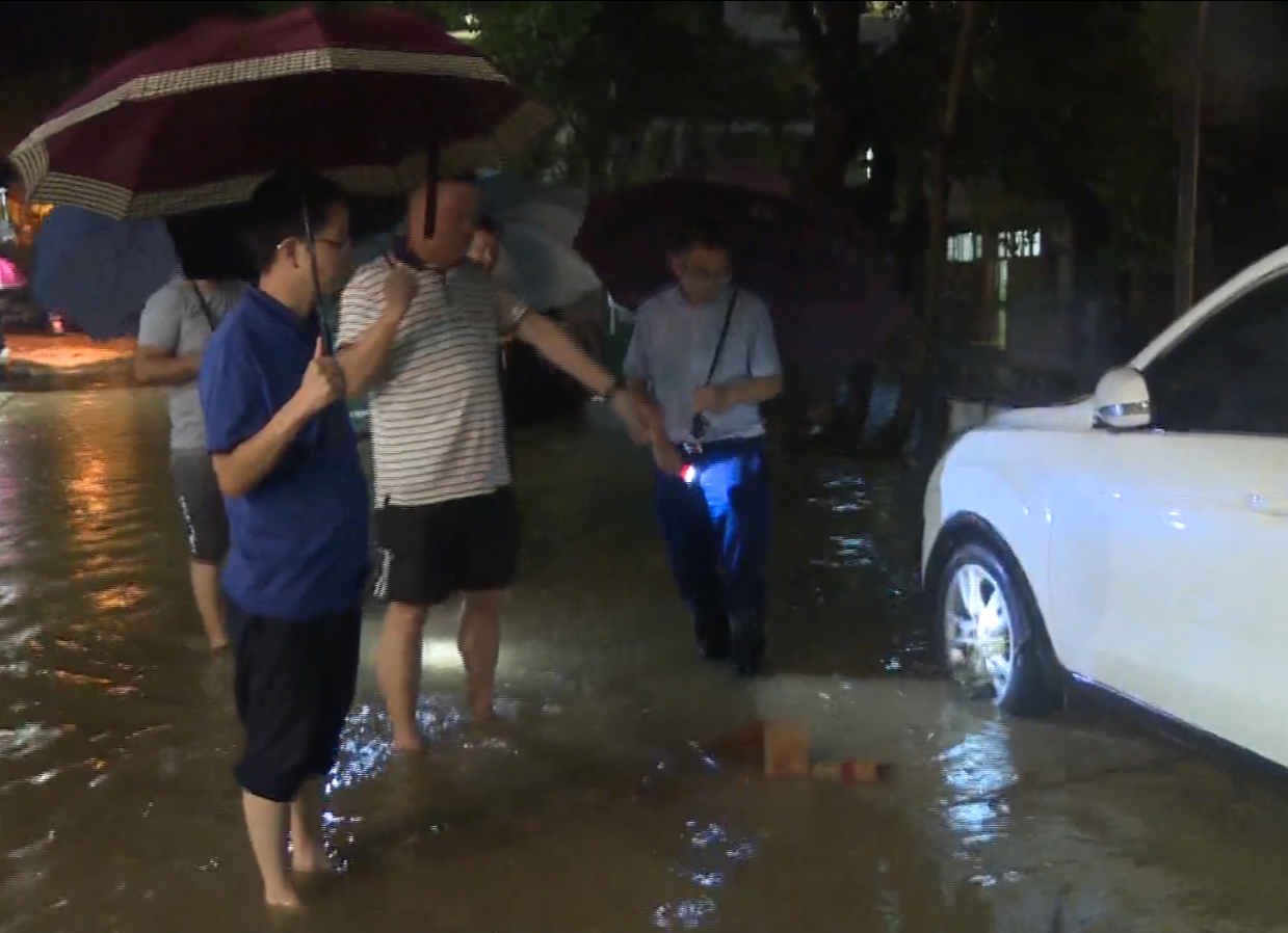 卢阳镇及相关部门：反应迅速妥善应对突降暴雨灾情