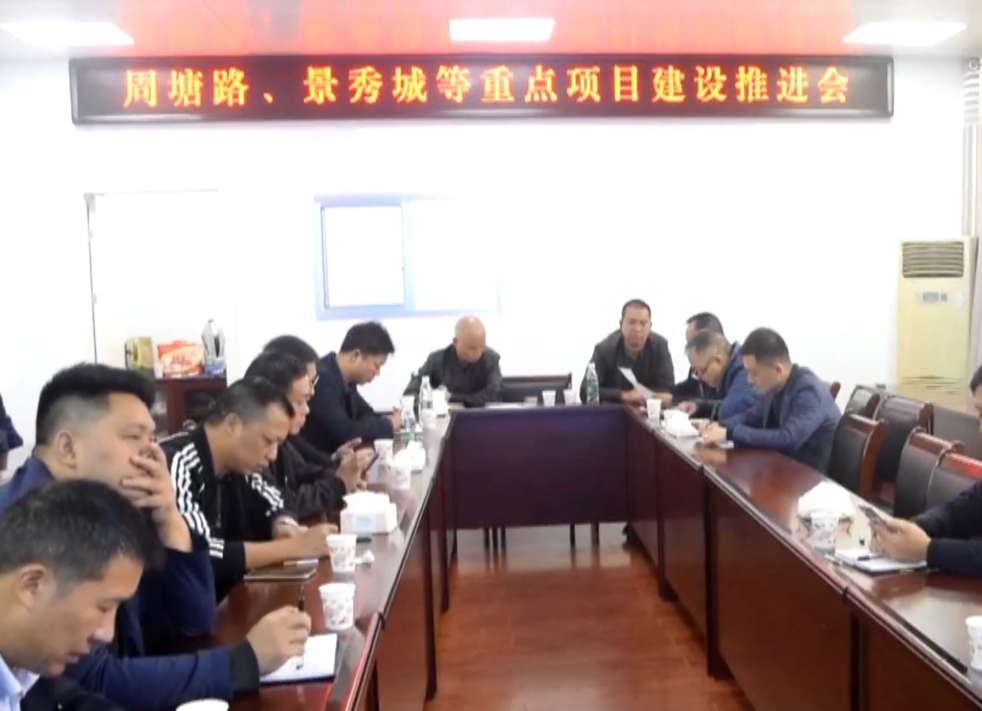 【大干八个月 打赢四大战】周塘路升平路领秀城等重点项目建设顺利推进