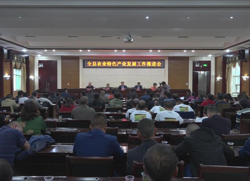 我县召开农业特色产业发展工作推进会