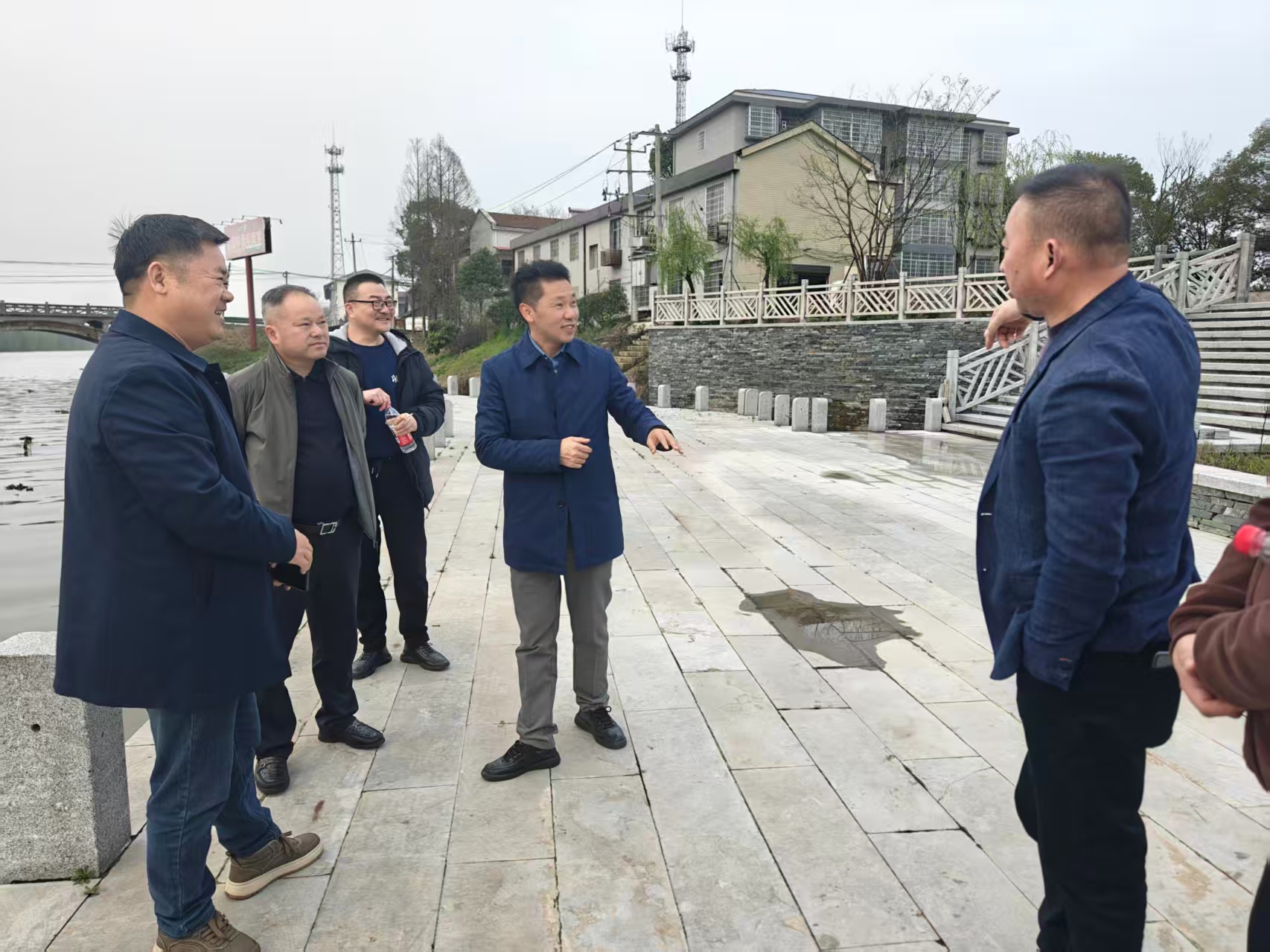 省林业局湿地保护中心来鼎城调研湿地公园项目建设情况