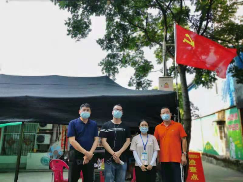 武陵区财政局走访慰问参与社区一线防疫工作人员