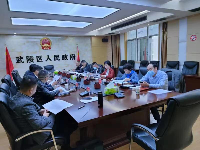 武陵区组织召开“三高四新”财源建设工作推进会