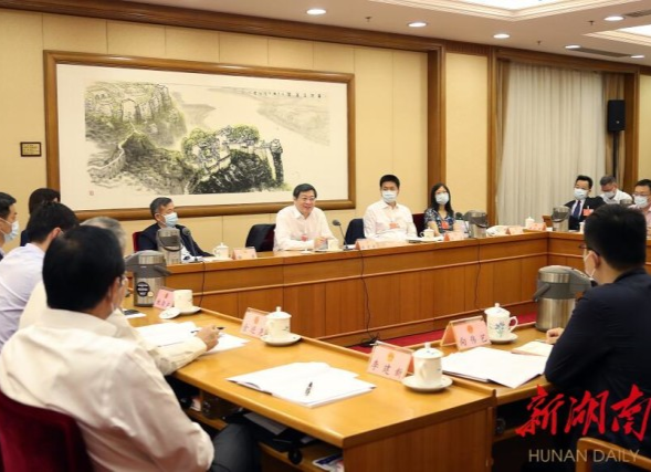 湖南代表团分组审议全国人大常委会工作报告 杜家毫许达哲等作讨论发言