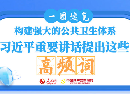 一图速览：构建强大的公共卫生体系 习近平重要讲话提出这些高频词