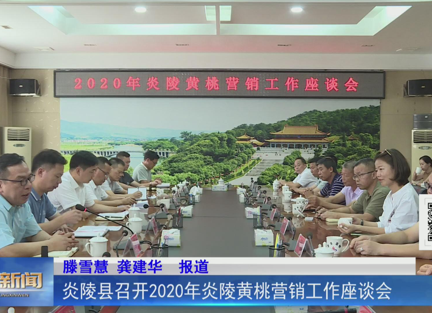 炎陵县召开2020年炎陵黄桃营销工作座谈会【视频】