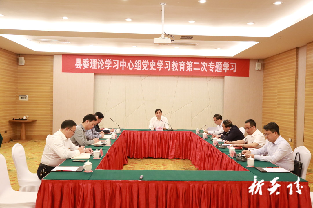 快讯！县委理论学习中心组开展党史学习教育第二次专题学习