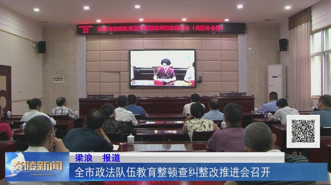 全市政法队伍教育整顿查纠整改推进会召开【视频】