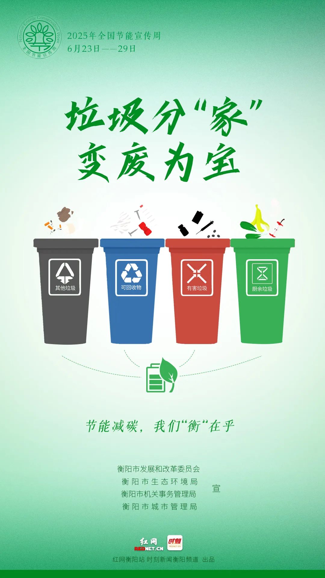 2025年全国节能宣传周——节能增效    焕“新”引领 “碳”路先锋 “绿”动未来