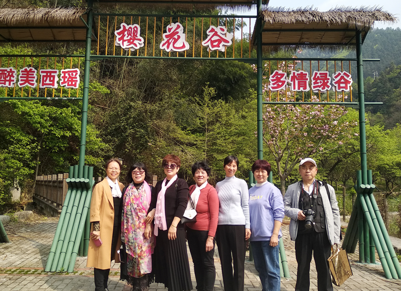 县一完小：畅游樱花谷 激荡家国情
