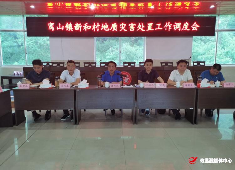 攸县召开鸾山镇新和村地质灾害处置工作调度会