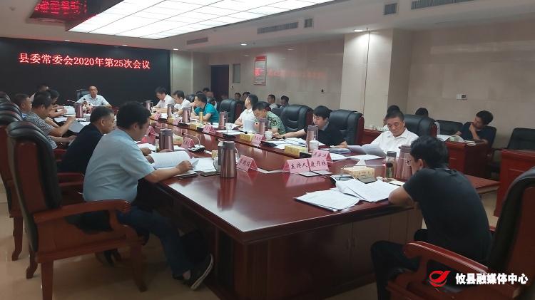 攸县召开县委常委会2020年第25次会议