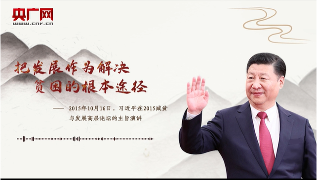 把发展作为解决贫困的根本途径