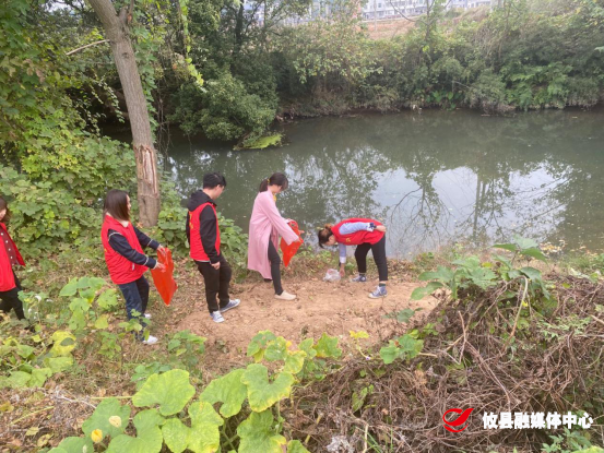 【党旗下的新时代文明实践】宁家坪镇：开展志愿服务活动，助力河畅水清！