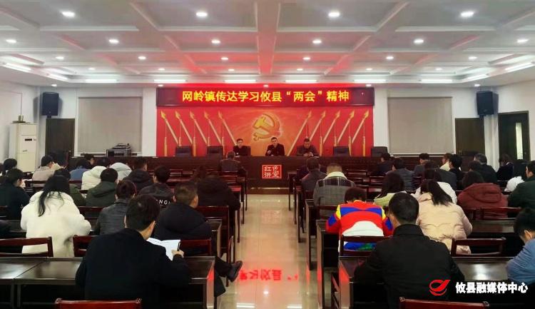 网岭镇传达学习攸县“两会”精神