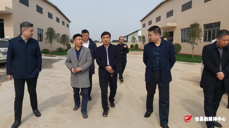 李鹏程调研重点项目建设情况  要求为项目建设提供良好环境