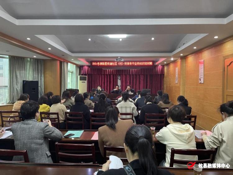 【联星街道】开展劳动保障工作业务专题培训 提升为民服务能力